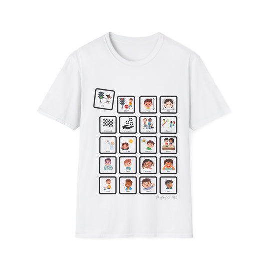 Communication Board - Intermediate - Unisex T-Shirt Smock